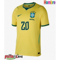 Camiseta Brasil Lucas Paqueta #20 Primera Equipación Mundial 2026 manga corta